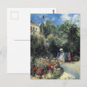 Camille Pissarro Pontoise Garden Briefkaart (Voorkant / Achterkant)