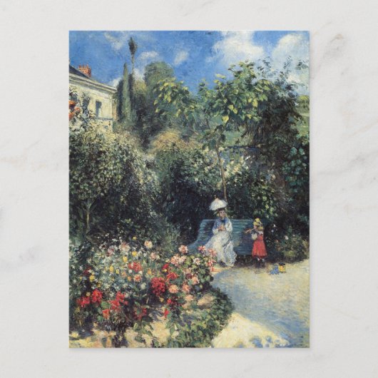Camille Pissarro Pontoise Garden Briefkaart (Voorkant)