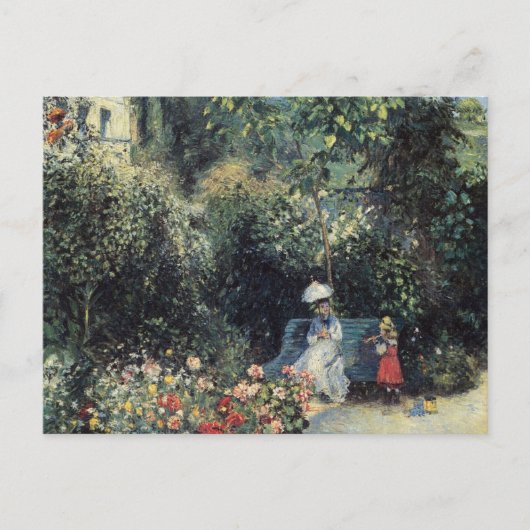 Camille Pissarro Pontoise Garden Briefkaart (Voorkant)