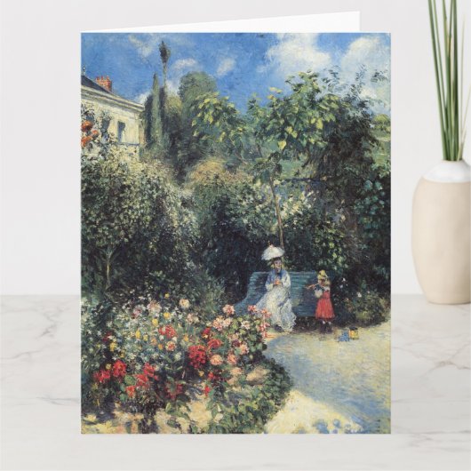Camille Pissarro Pontoise Garden Kaart (Voorkant)