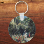 Camille Pissarro Pontoise Garden Sleutelhanger (Voorkant)