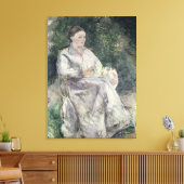 Camille Pissarro | Portret van Julie Velay, echtge Canvas Afdruk (Insitu (Woonkamer))