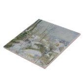 Camille Pissarro - Rabbit Warren bij Pontoise, Sno Tegeltje (Zijkant)