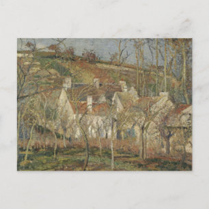 Camille Pissarro - Red Roofs, hoek van een dorp Briefkaart