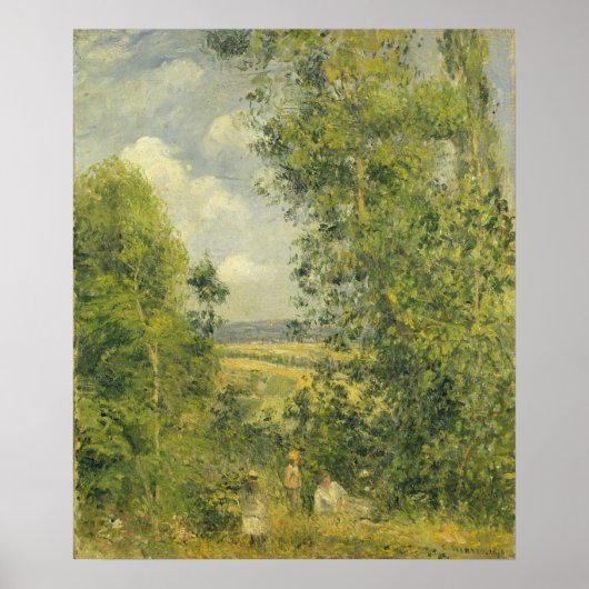 Camille Pissarro | Rest in de weide Poster (Voorkant)