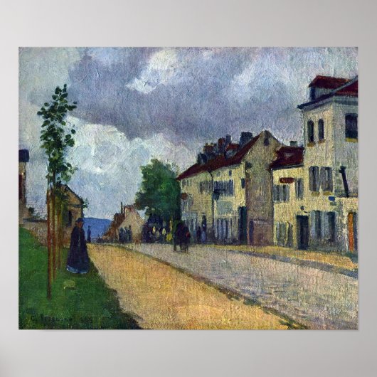 Camille Pissarro - Rue de Gisors Poster (Voorkant)