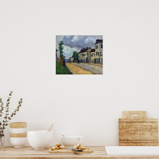 Camille Pissarro - Rue de Gisors Poster (Keuken)
