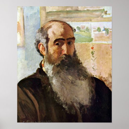 Camille Pissarro - Self Portrait Poster (Voorkant)