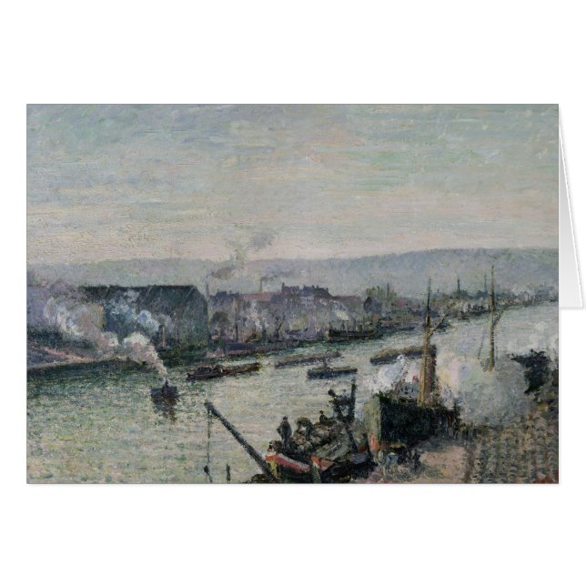 Camille Pissarro | Sever Port Rouen 1896 (Voorkant Horizontaal)