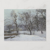 Camille Pissarro - Snow at Louveciennes Briefkaart (Voorkant)