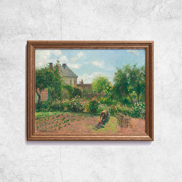 Camille Pissarro The Artist's Garden at Eragny Art Poster