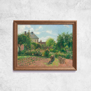 Camille Pissarro The Artist's Garden at Eragny Art Poster