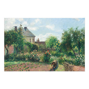 Camille Pissarro The Artist's Garden in Eragny Foto Afdruk