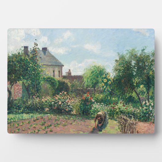 Camille Pissarro The Artist's Garden in Eragny Fotoplaat (voorkant)