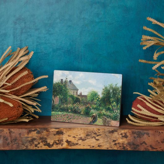 Camille Pissarro The Artist's Garden in Eragny Fotoplaat (Zijkant)