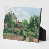 Camille Pissarro The Artist's Garden in Eragny Fotoplaat (Zijkant)
