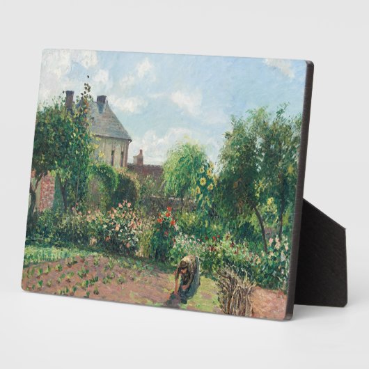 Camille Pissarro The Artist's Garden in Eragny Fotoplaat (Zijkant)