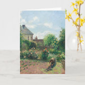 Camille Pissarro The Artist's Garden in Eragny Kaart (Gele Bloem)