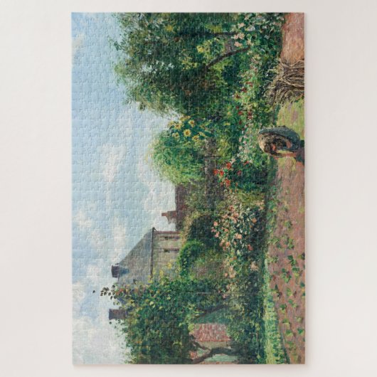 Camille Pissarro The Artist's Garden in Eragny Legpuzzel (Verticaal)
