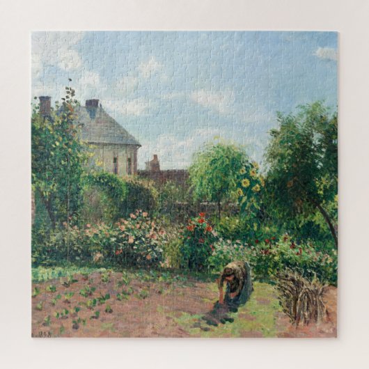 Camille Pissarro The Artist's Garden in Eragny Legpuzzel (Verticaal)