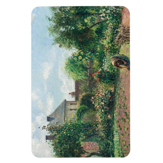 Camille Pissarro The Artist's Garden in Eragny Magneet (Verticaal)