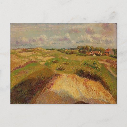 Camille Pissarro- The Dunes at Knocke, Belgium Briefkaart (Voorkant)