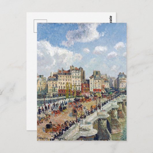 Camille Pissarro The Pont-Neuf Briefkaart (Voorkant / Achterkant)