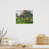 Camille Pissarro | The Wheelbarrow, Orchard, c.188 Poster (Keuken)