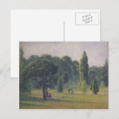 Camille Pissarro-tuinen bij Kew, Sunset Briefkaart (Voorkant / Achterkant)