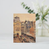 Camille Pissarro - Uitzicht van Parijs, Rue d'Amst Briefkaart (Staand voorkant)