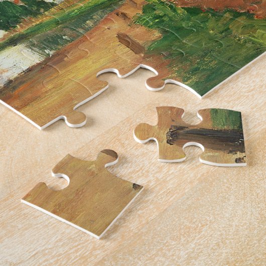 Camille Pissarro | Visserijvissers aan de banken v Legpuzzel (Zijkant)