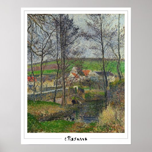 Camille Pissarro Zedign Art Poster #1 (Voorkant)