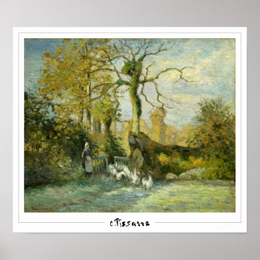 Camille Pissarro Zedign Art Poster #10 (Voorkant)