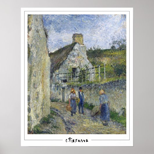 Camille Pissarro Zedign Art Poster #105 (Voorkant)