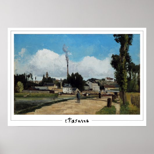 Camille Pissarro Zedign Art Poster #13-2 (Voorkant)