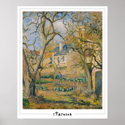 Camille Pissarro Zedign Art Poster #15 (Voorkant)