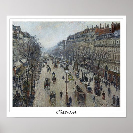 Camille Pissarro Zedign Art Poster #153-2 (Voorkant)