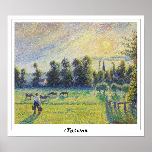 Camille Pissarro Zedign Art Poster #174-2 (Voorkant)