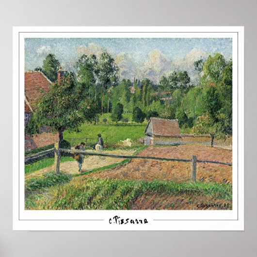 Camille Pissarro Zedign Art Poster #196 (Voorkant)