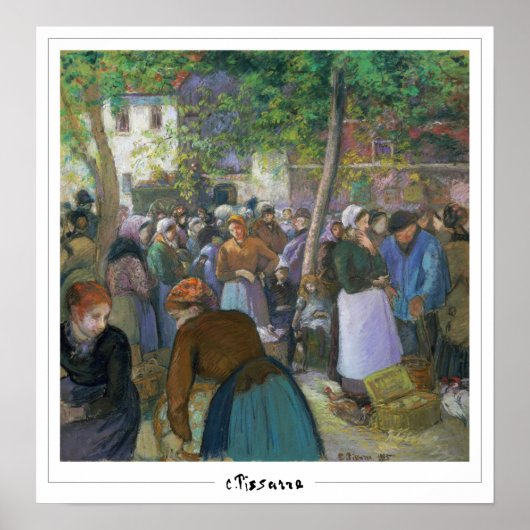 Camille Pissarro Zedign Art Poster #2 (Voorkant)