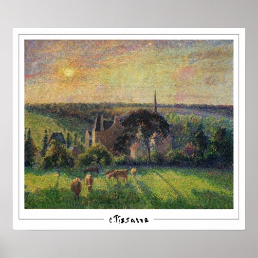 Camille Pissarro Zedign Art Poster #245-2 (Voorkant)