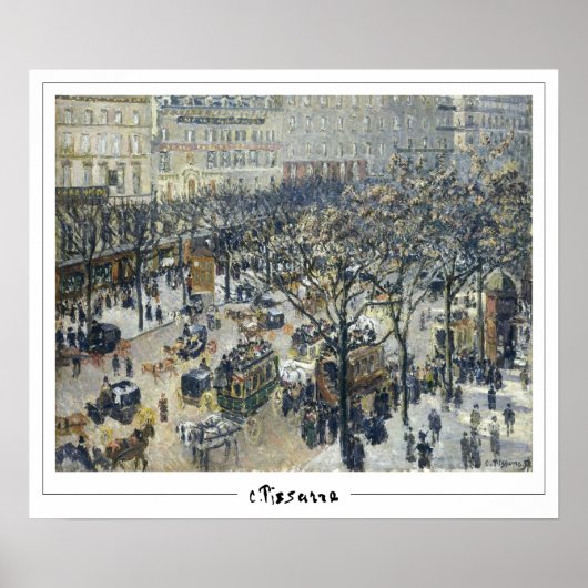 Camille Pissarro Zedign Art Poster #256 (Voorkant)