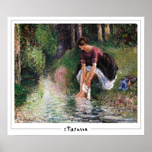 Camille Pissarro Zedign Art Poster #258-2 (Voorkant)