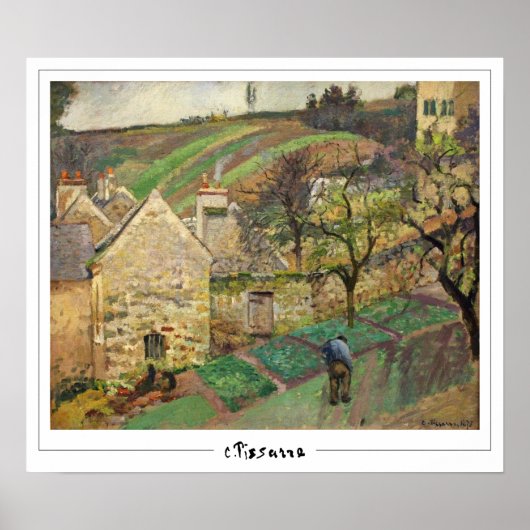 Camille Pissarro Zedign Art Poster #25-2 (Voorkant)