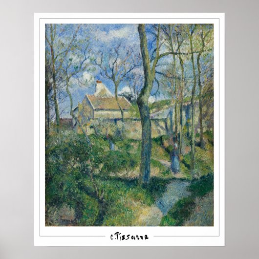 Camille Pissarro Zedign Art Poster #3 (Voorkant)