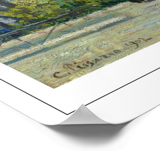Camille Pissarro Zedign Art Poster #304 (Hoek)