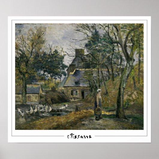 Camille Pissarro Zedign Art Poster #321 (Voorkant)