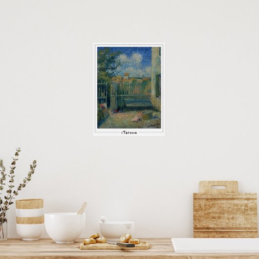 Camille Pissarro Zedign Art Poster #355-2 (Keuken)