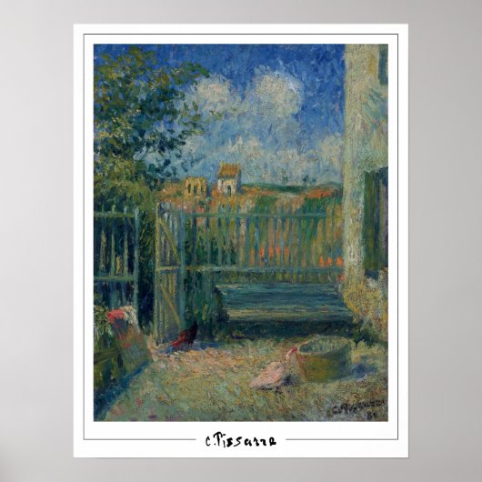 Camille Pissarro Zedign Art Poster #355-2 (Voorkant)