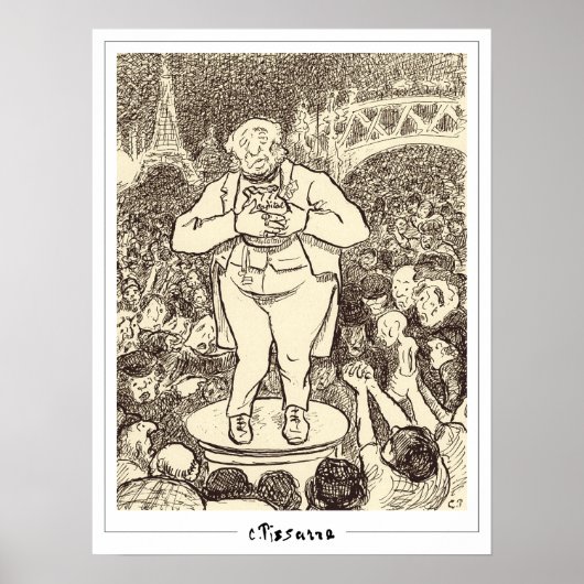 Camille Pissarro Zedign Art Poster #363-2 (Voorkant)